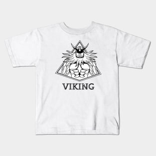 Viking man Kids T-Shirt